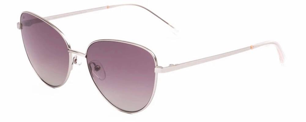 NEW SITO unisex candi pilot polarized sunglasses in silver/quartz gradient
